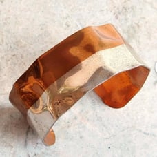 L. Vernon Cooper & Sterling Silver Bracelet Cuff