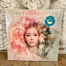 Lindsey Stirling AUTOGRAPHED Duality Vinyl Green Butterfly LP Indie SIGNED ✅