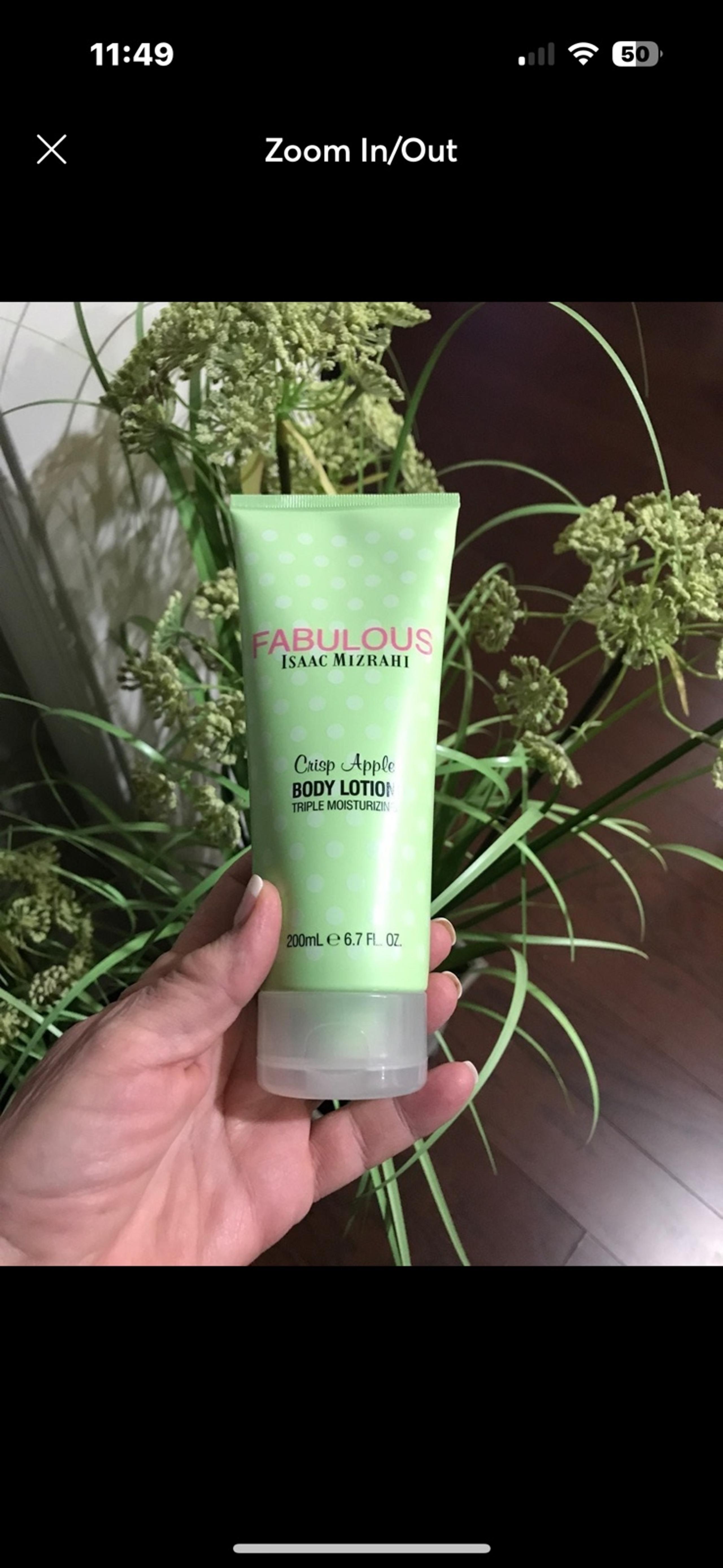 “FABULOUS “ Crisp Apple Body Lotion 6.7 oz - Isaac Mizrahi