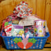 JUMBO UNICORN HAPPY EASTER EGG BASKET