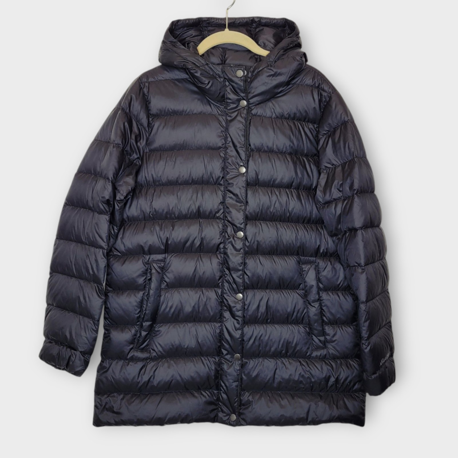 Eddie Bauer StratusTherm Down Parka Coat L Black