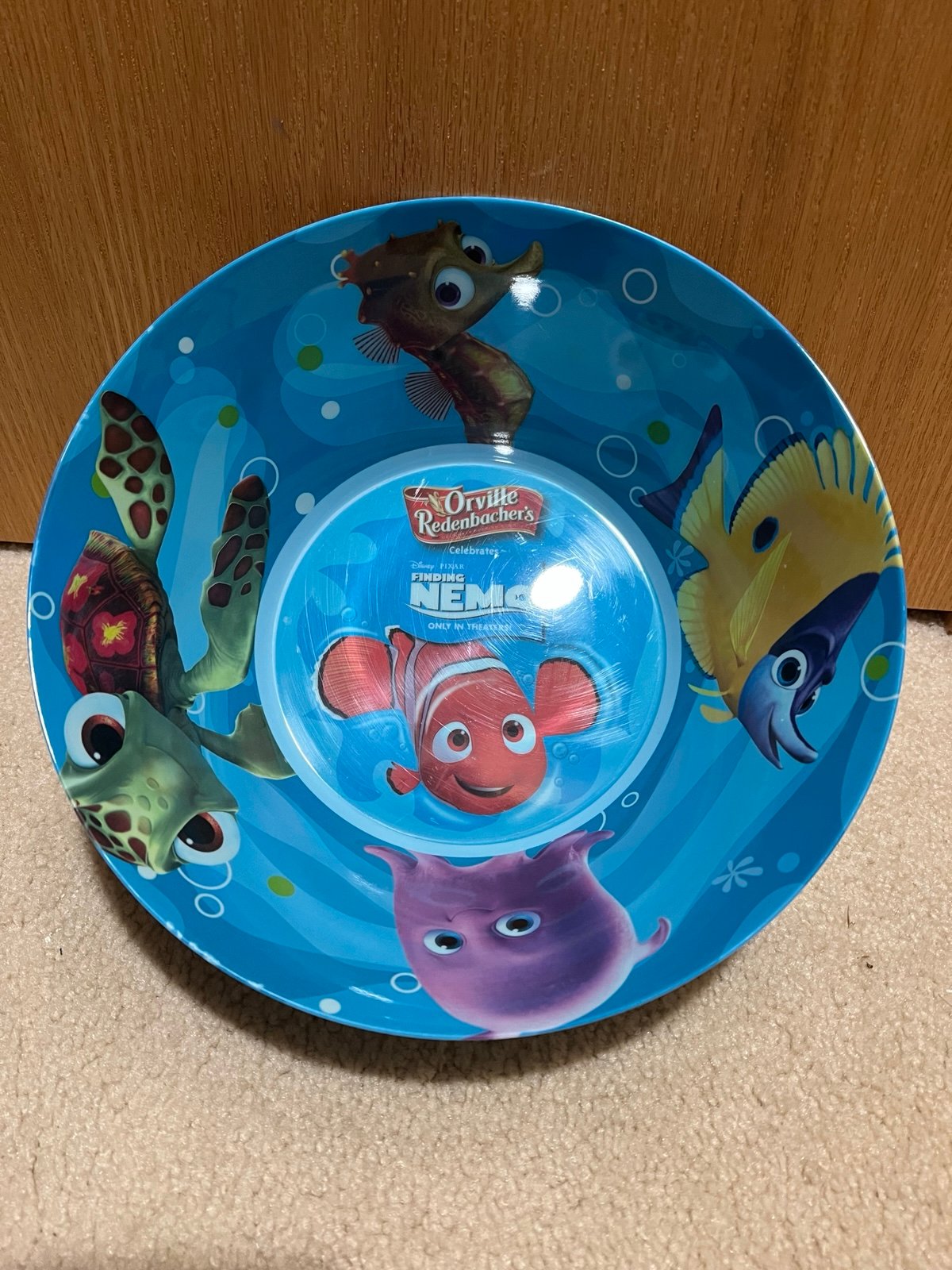 Vintage Disney/Pixar Orville Redenbacher's Celebrates Finding Nemo Popcorn Bowl