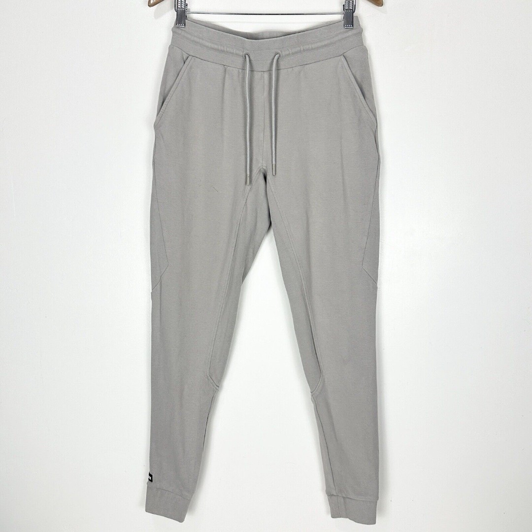 Alphalete Identity Joggers Men’s Large Gray Stretch Training Tapered Workout Gym