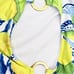 NEW! Kenny Flowers Watercolors The Positano Gold Rings Swimsuit Yellow L