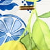 NEW! Kenny Flowers Watercolors The Positano Gold Rings Swimsuit Yellow L