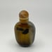 Vintage Beijing Glass Snuff Bottle Imitating Shadow Agate