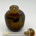 Vintage Beijing Glass Snuff Bottle Imitating Shadow Agate
