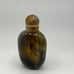 Vintage Beijing Glass Snuff Bottle Imitating Shadow Agate