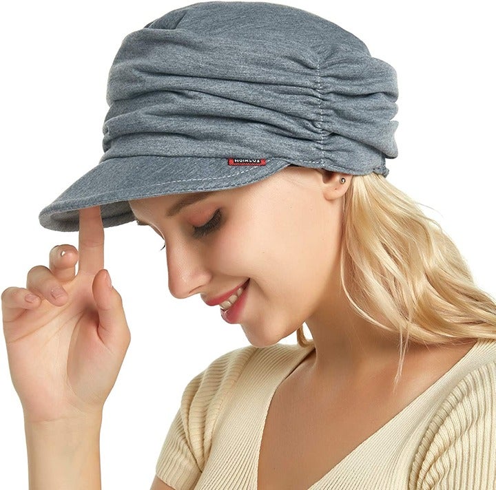 Fashion Hat Cap with Brim Visor for Woman Ladies Best for Daily Use Medium Gray Fashion Hat Cap with Brim Visor for Woman Ladies Best for Daily Use Medium Gray