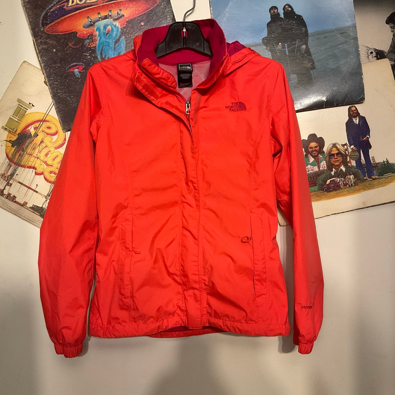 NORTH FACE WOMENS HYVENT RAIN/WIND JACKET S