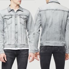 Men’s L’Homme Lead Grey Jean Jacket