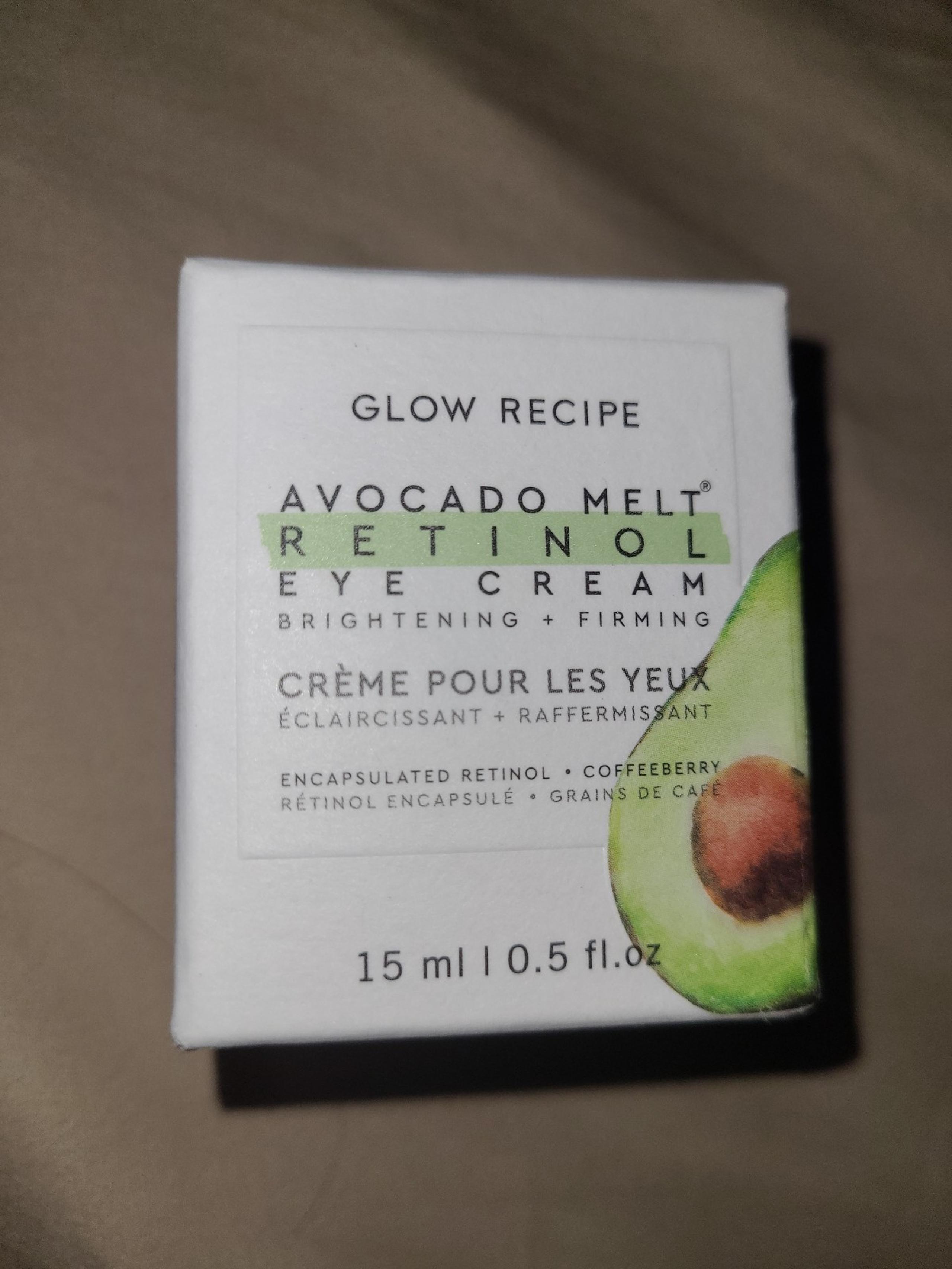 Glow recipe retinol eye cream