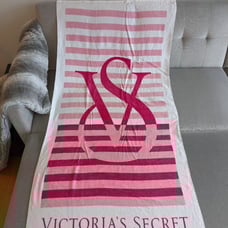 NWT Victoria Secret VS logo beach towel
