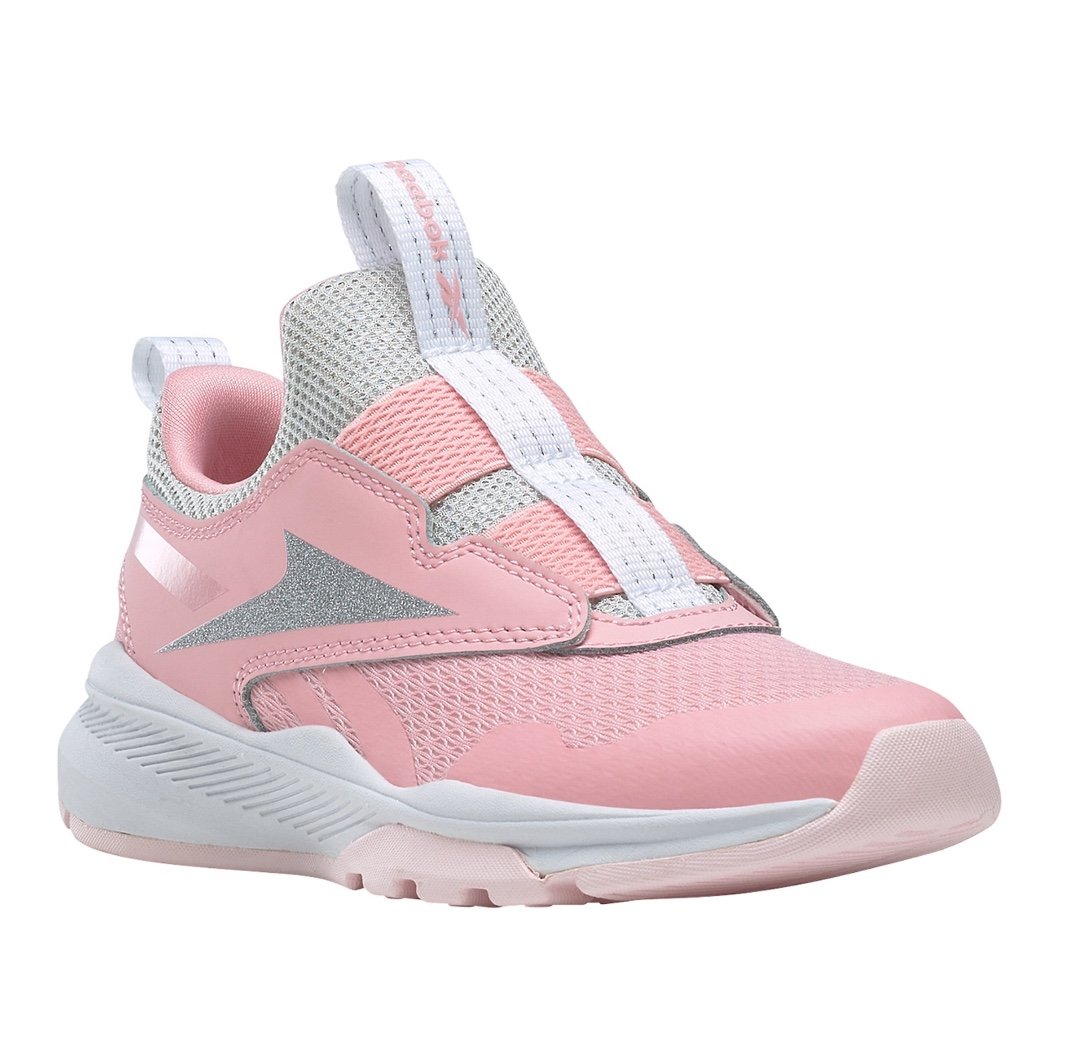 Reebok XT Sprinter Kids' Slip-On Sneakers Color Pink Glow Silver Size 7.