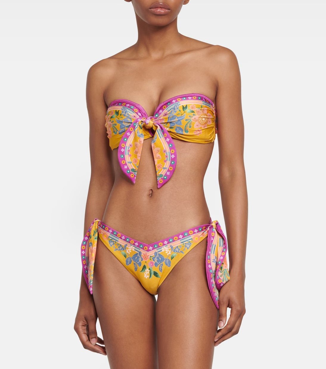 Zimmermann Ginger Tie Scarf Bikini Set