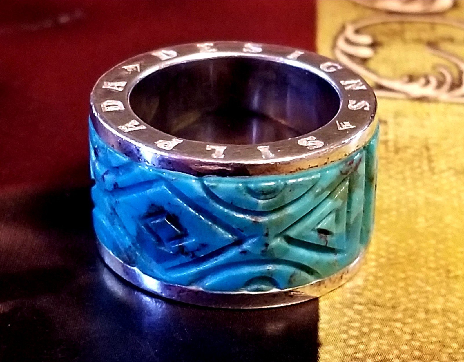 Rare Silpada Sterling & Turquoise Ring, Sz 6.5
