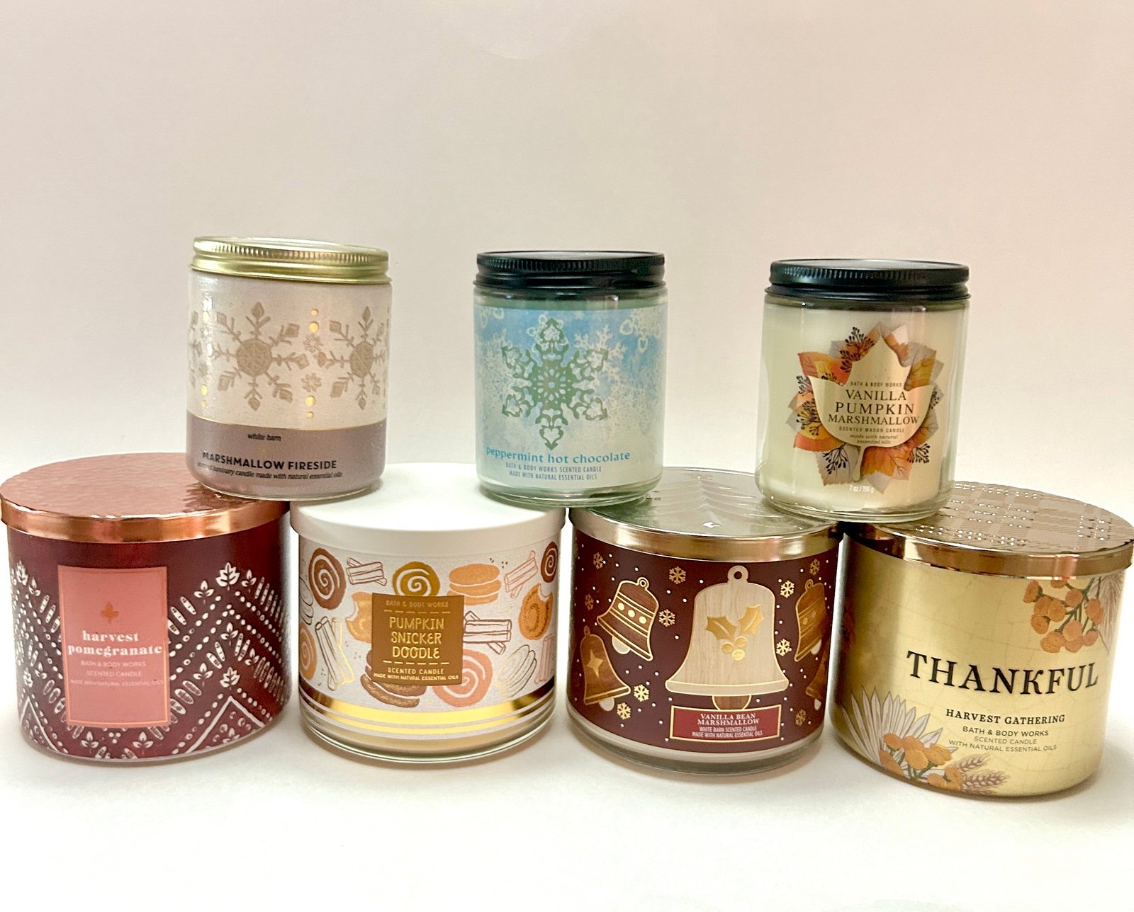 Bath and Body Works Fall/Winter Candle Bundle