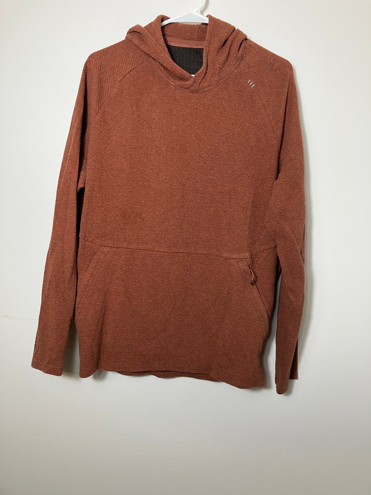 Lululemon Pull Over Hoodie Mens Large Brown Casual Pockets