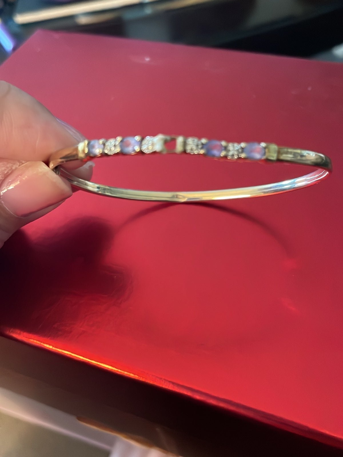 Tanzanite bangle Bracelet