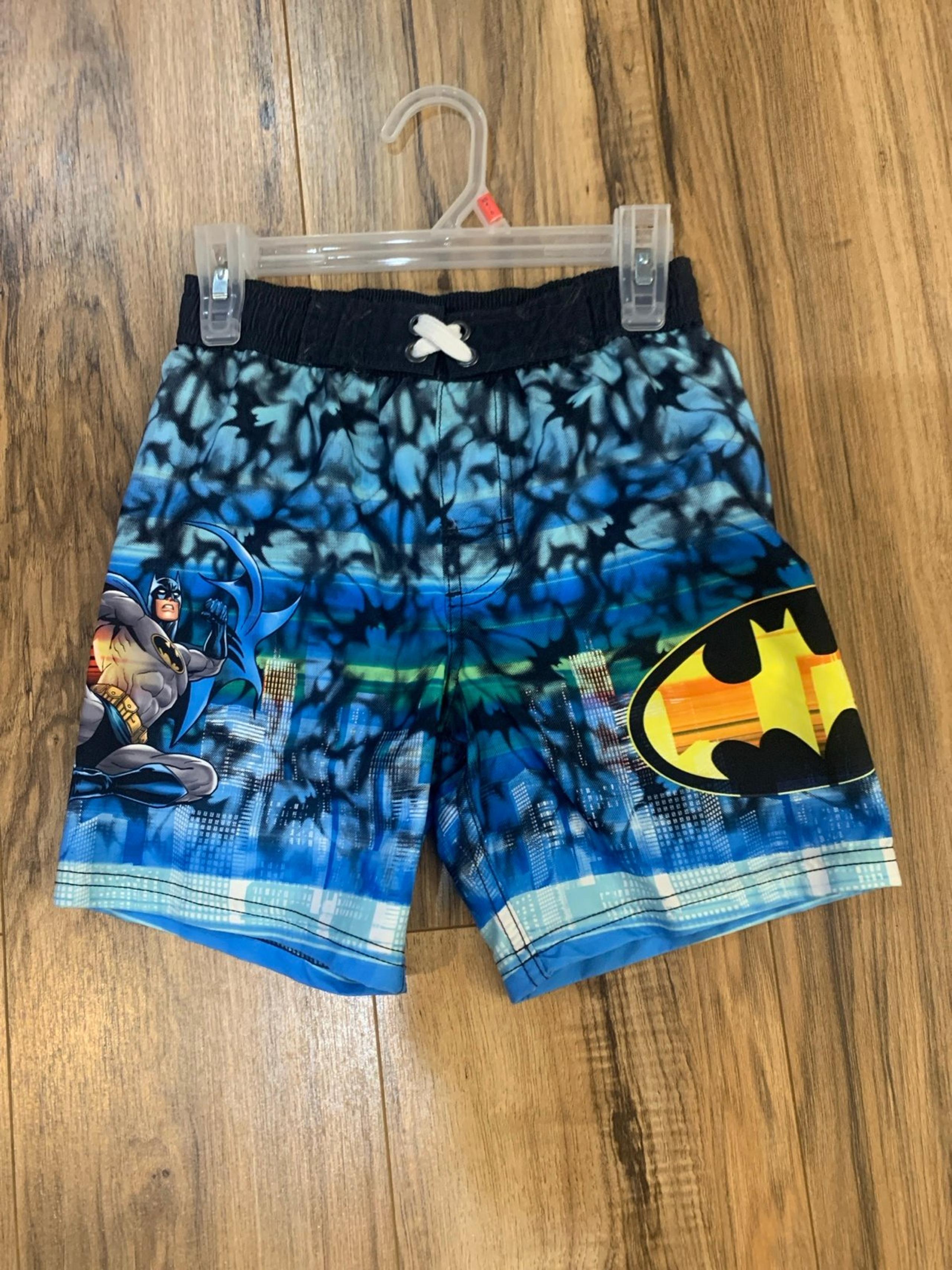 Batman Boys Swim Trunks Size 4-5