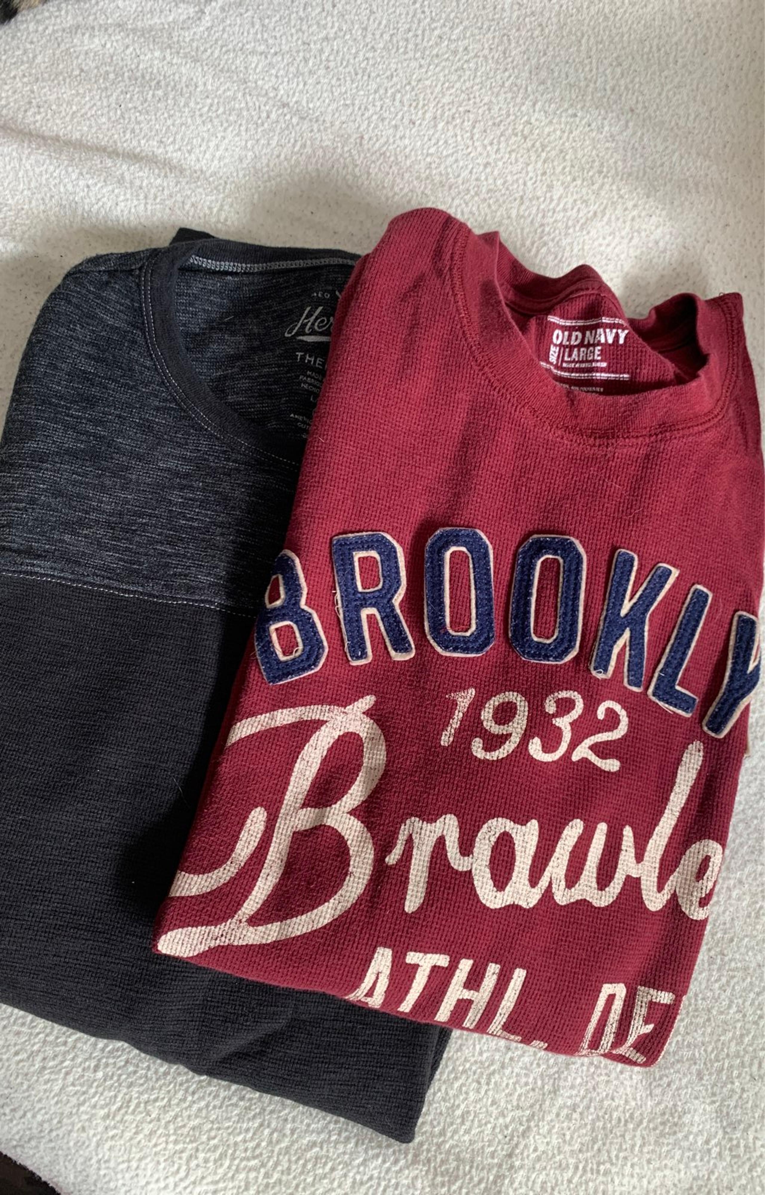 Mens thermal pullover