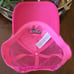 Forever 21 Barbie Rhinestone Logo Pink Trucker Cap
