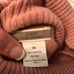 J. Crew XS 100% Deep Blush Cashmere Turtleneck