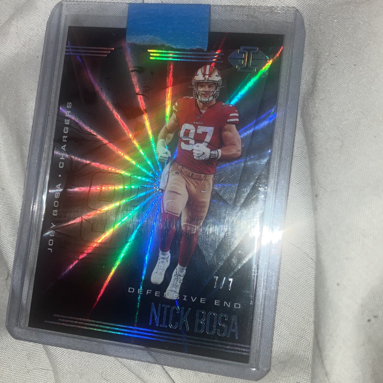 Nick Bosa 49ers Joey Bosa Chargers illusions /7