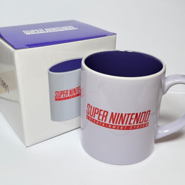 Super Nintendo Mug Cup Nintendo Museum Exclusive (New in box)