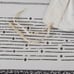 Black and White King Boho 3-Piece Striped Cotton Duvet Set