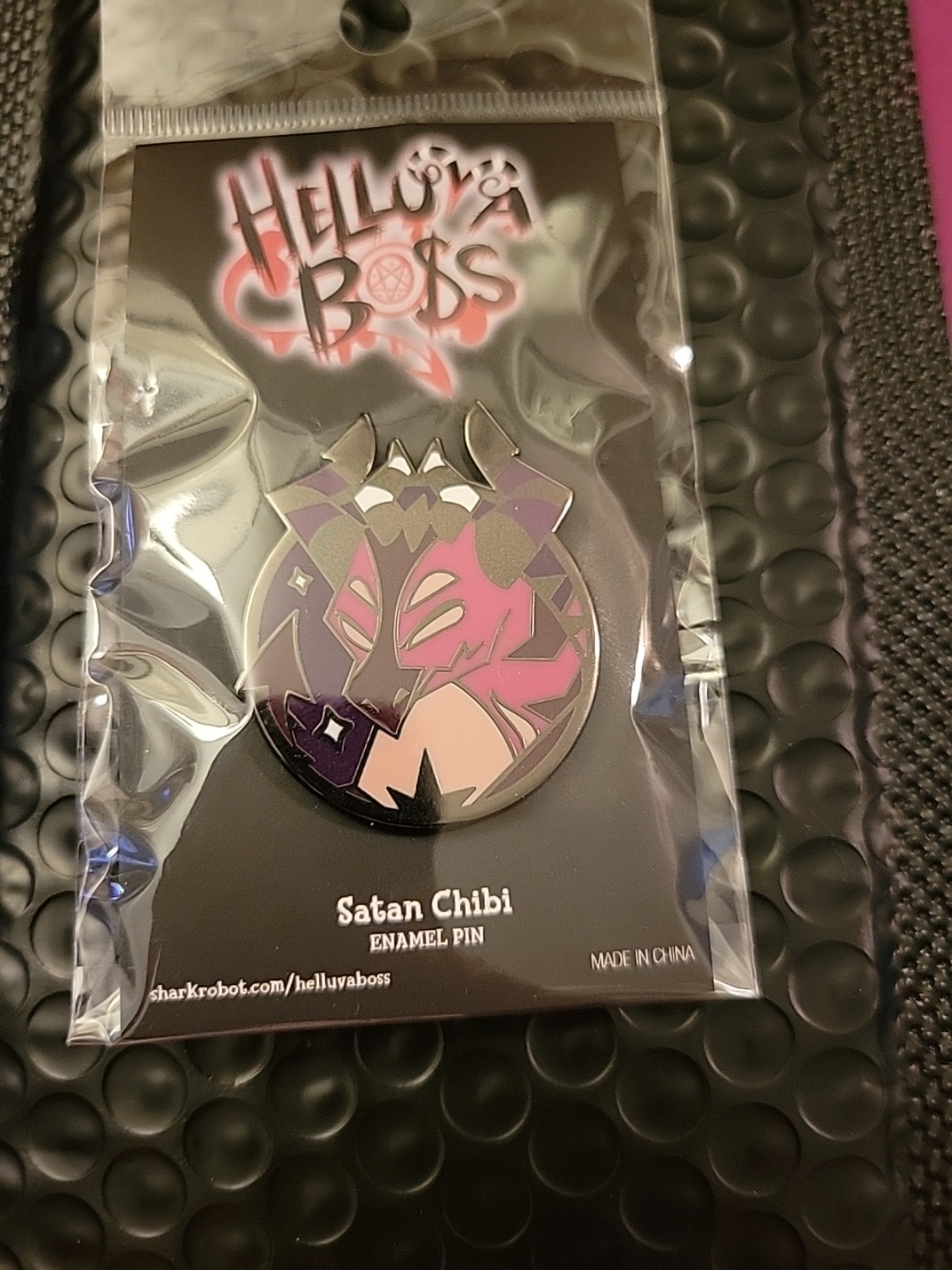 Vivziepop Rare Helluva Boss Satan Chibi Kawaii Pin Mastermind Hazbin Hotel