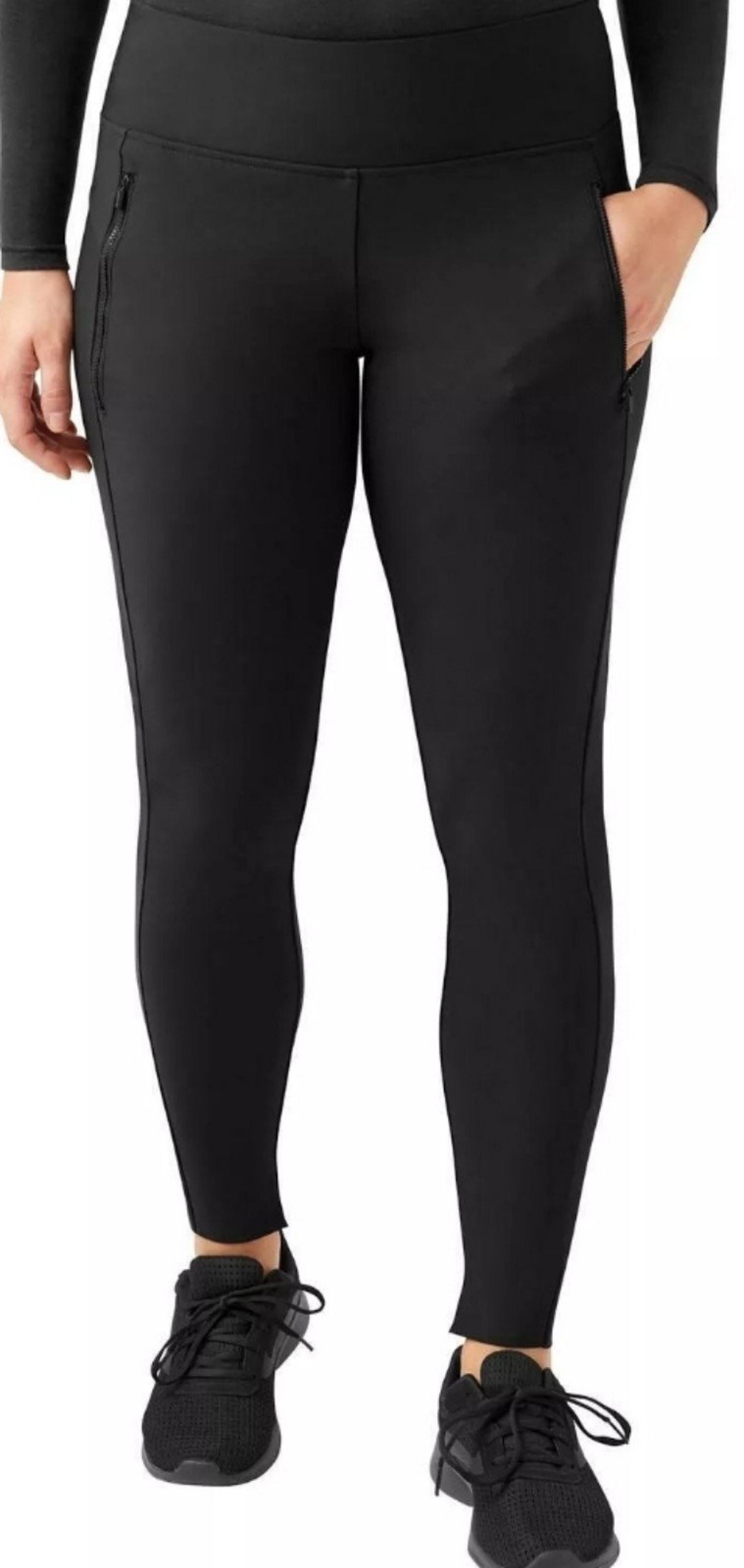Members Mark Women's High Rise Zip Pocket Pull-On City Pant Black