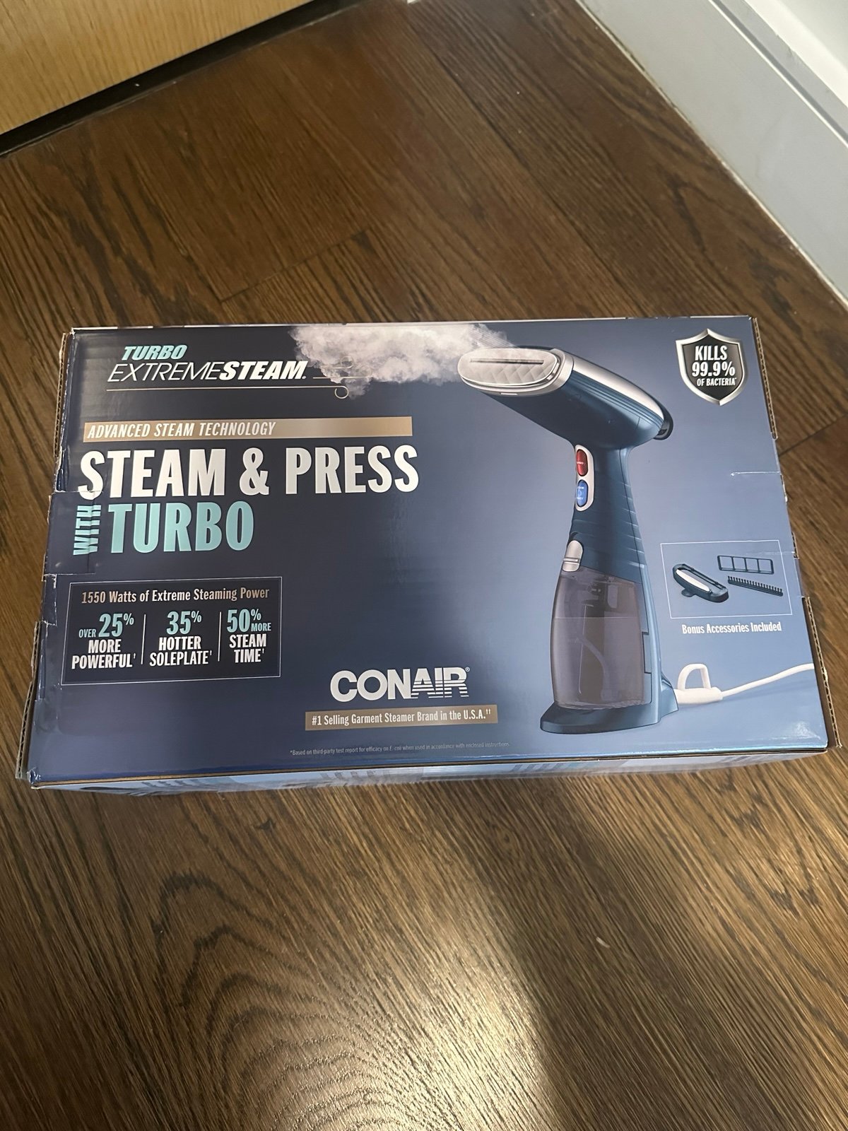 NWT Conair Turbo Extreme Steam Fabric Steamer