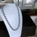 Milor Vintage Silvertone Beaded Necklace