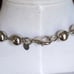 Milor Vintage Silvertone Beaded Necklace