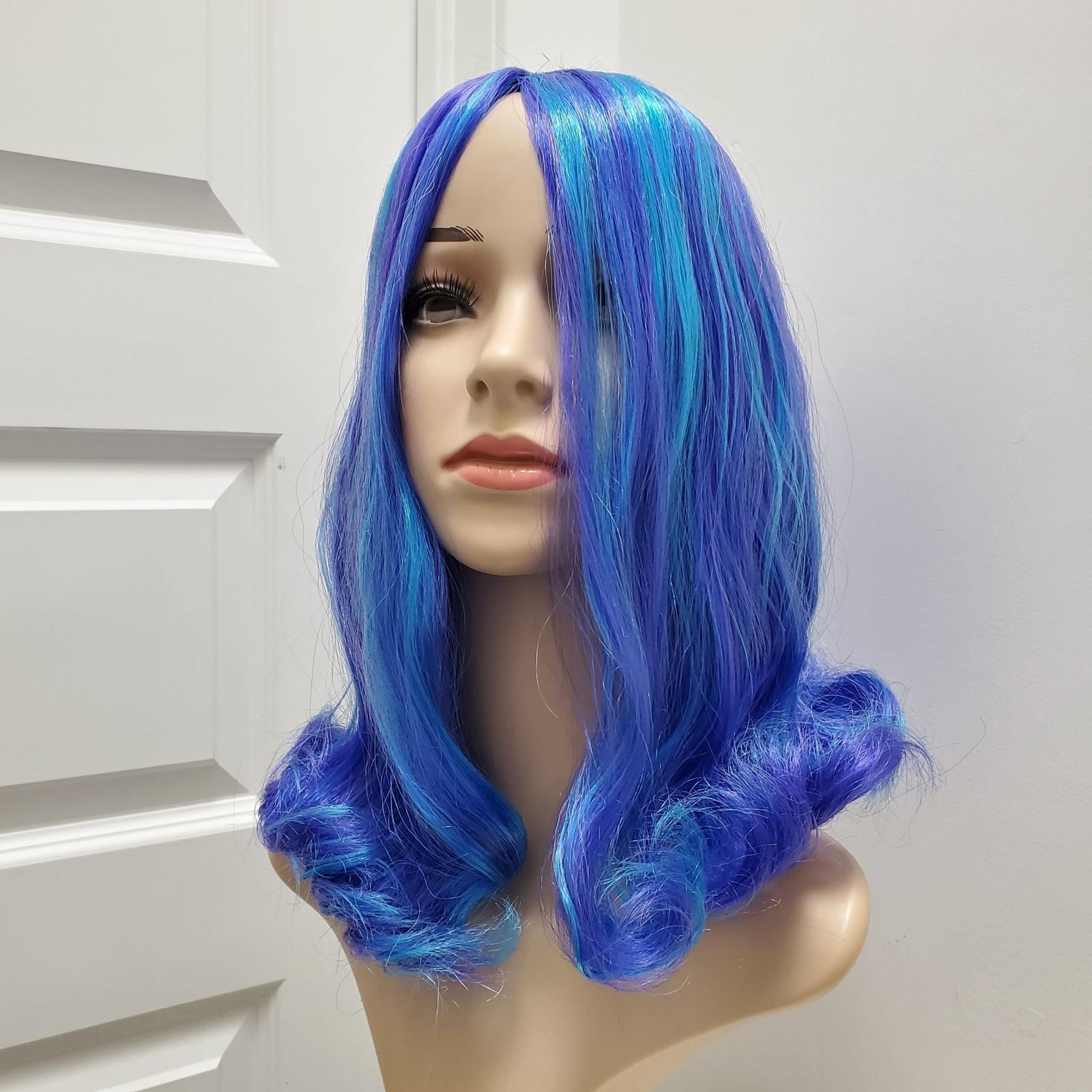 WIG Blue/Purple Disguise Disney Descendants 3 Olefin Synthetic Wig Size S
