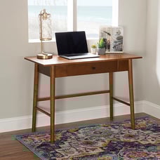 NEW Mid-Century Walnut Desk, 42 W x 19 D x 30 H