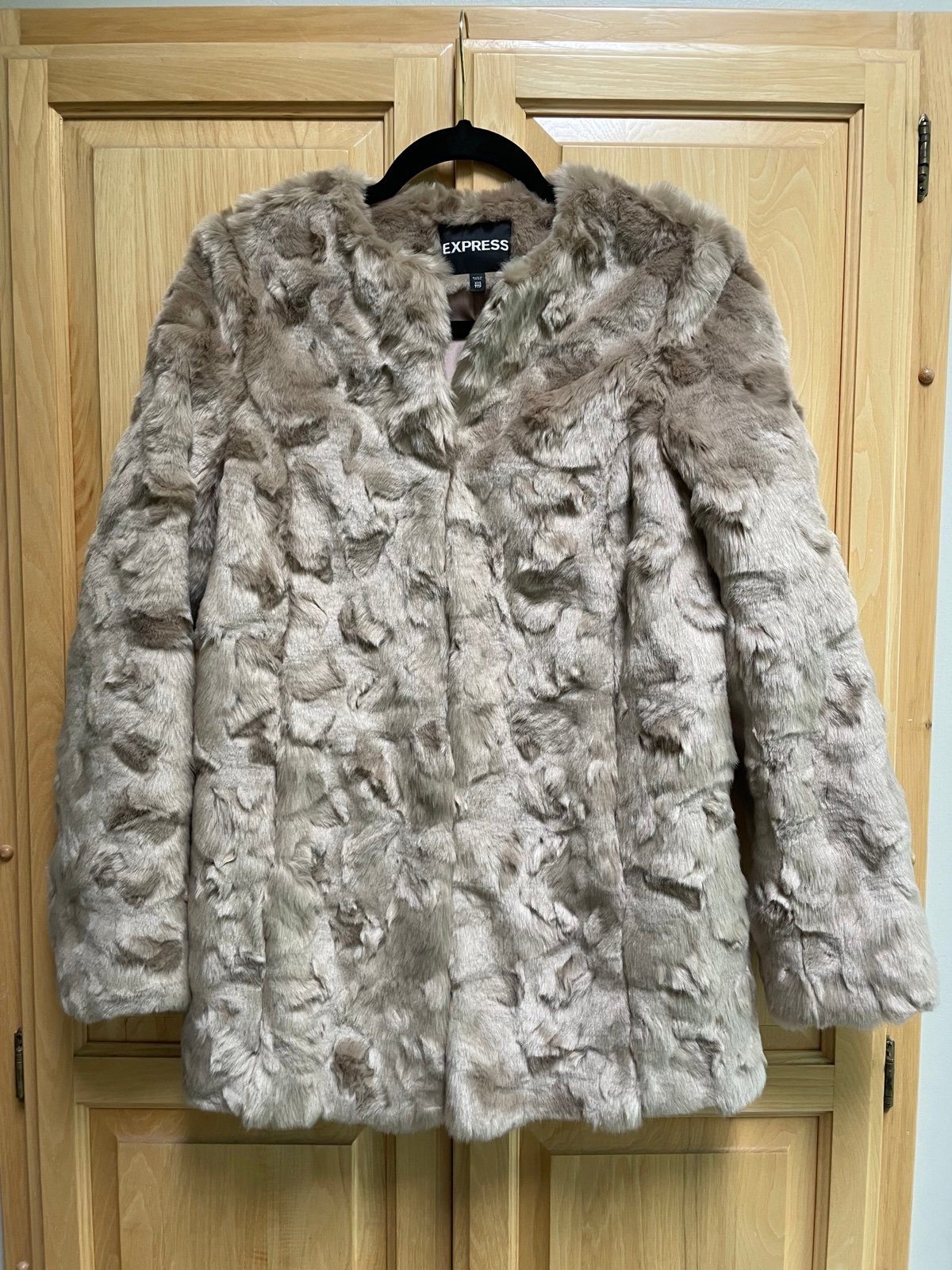 Faux fur coat