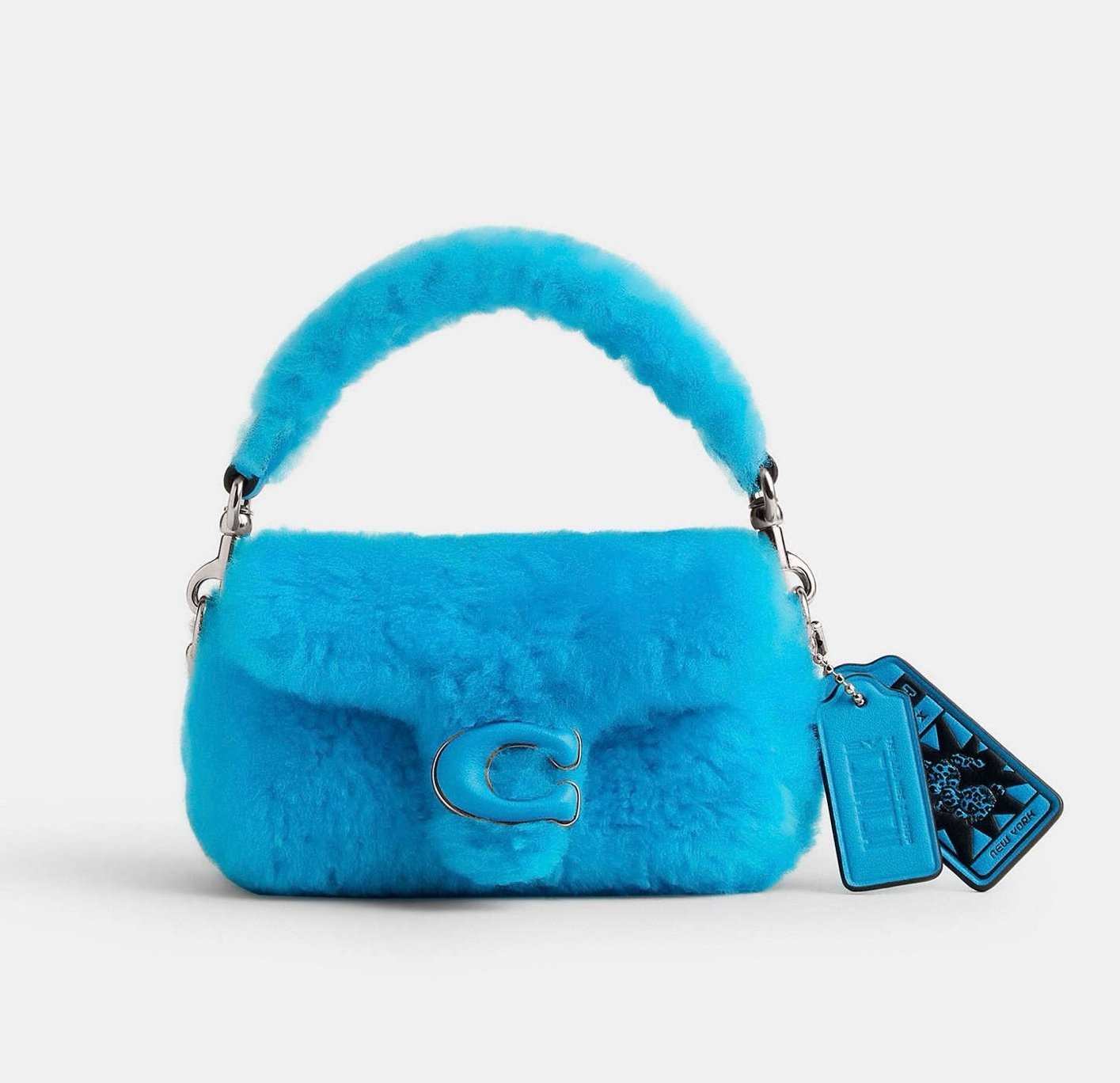 Coach The Lil Nas X Drop Tabby Bag 12 In Shearling