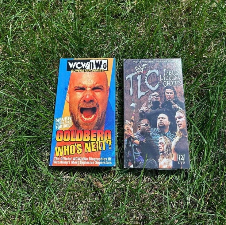 WWE VHS Goldberg TLC Match Vintage WCW