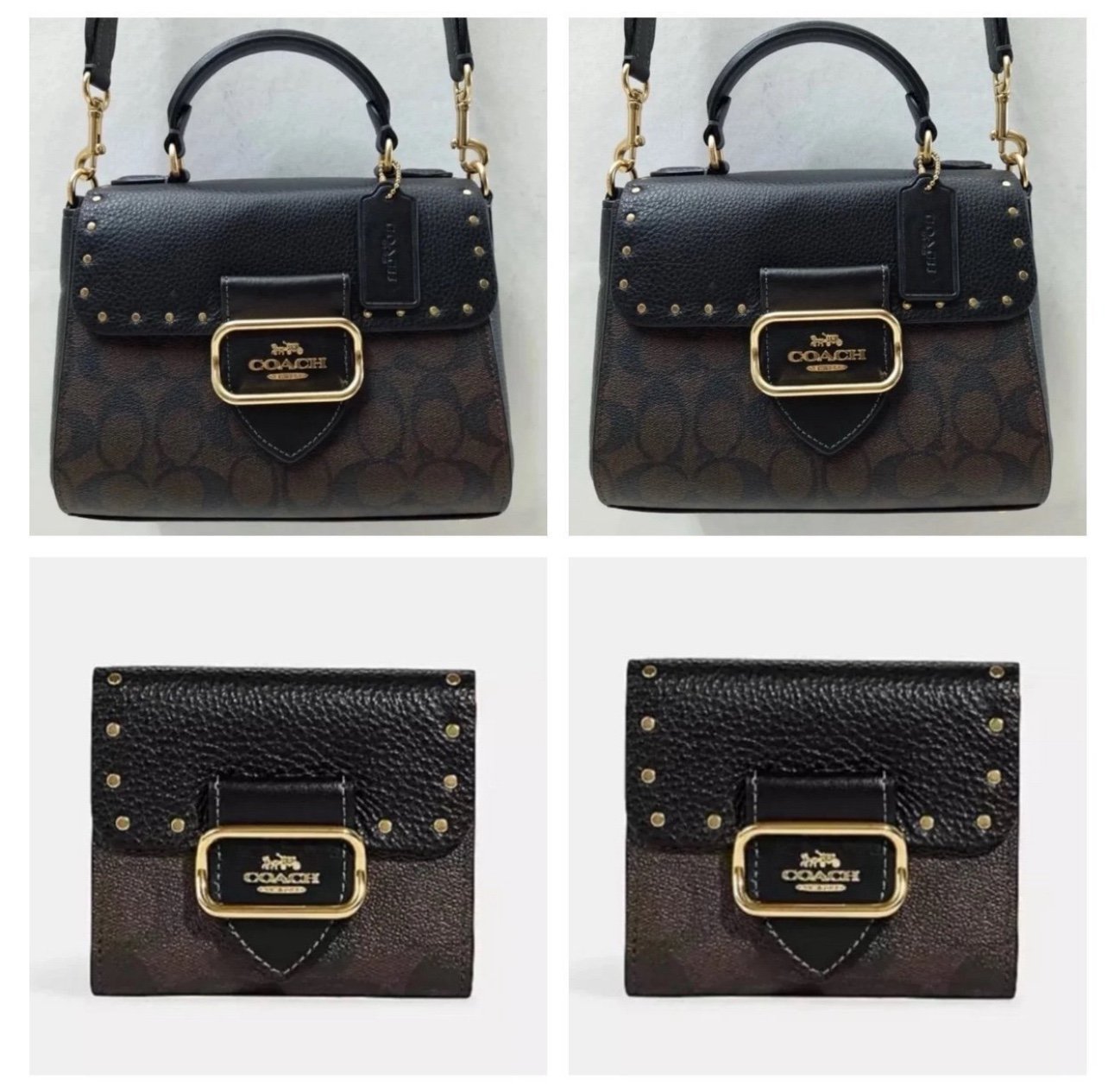 NWT COACH Morgan Top Handle Satchel & Matching Wallet Authentic