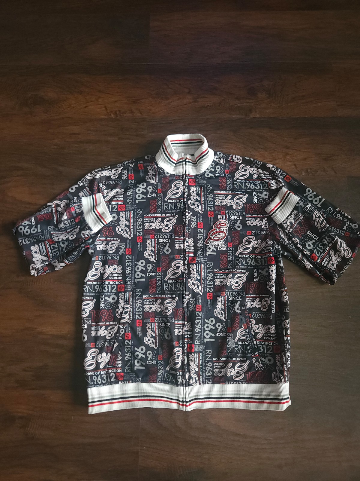 Vintage Enyce All Over Print Track Jacket