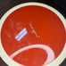 Vtg Morgan Bucket Brigade Ice Bucket Red /White Leather 8.5”x8 Mancave Bar