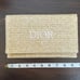Christian Dior Beauty Novelty Clutch Pouch 2023 Summer Rattan Raffia Beige Bag