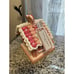 Valentine's Day LED Lighted Gingerbread Cupcake Glitter House Love Birds NWT