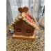 Valentine's Day LED Lighted Gingerbread Cupcake Glitter House Love Birds NWT