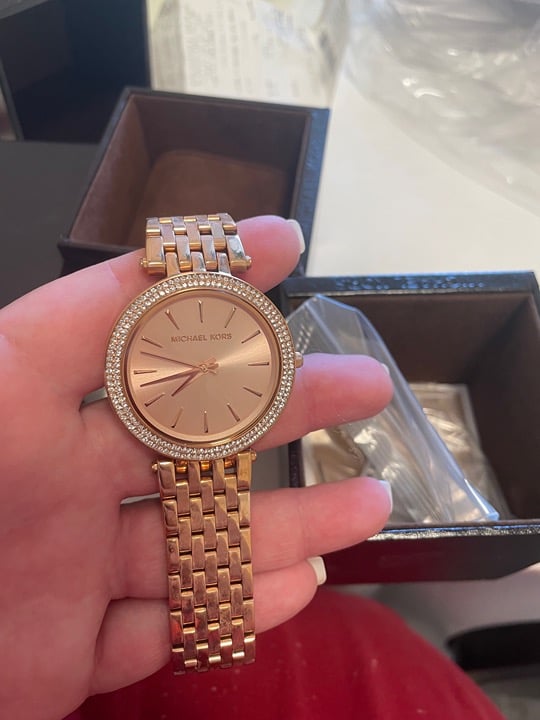 Michael Kors rose quartz watches for women