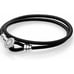 Pandora Black Double Leather Bracelet