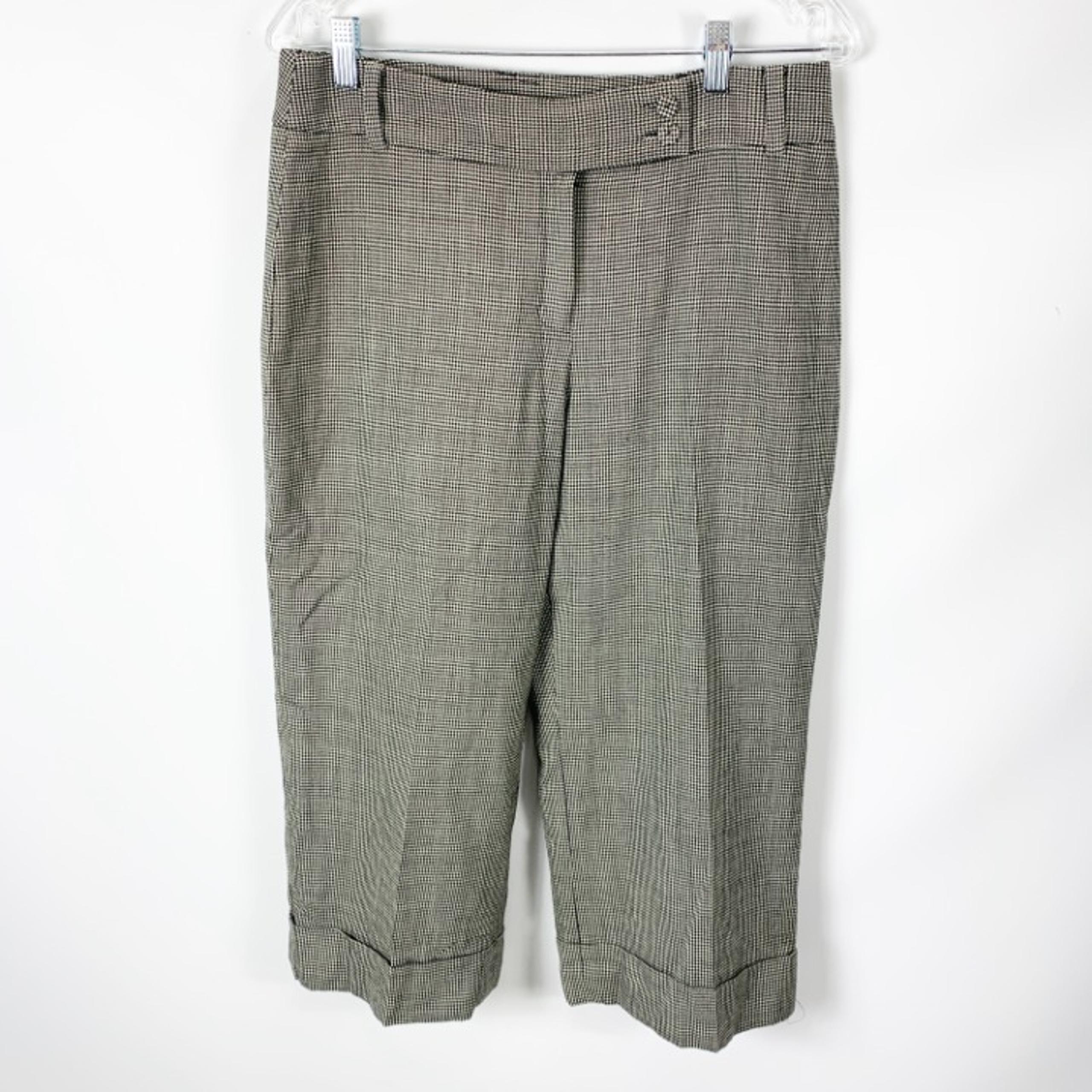 Ann Taylor capri pants Houndstooth
