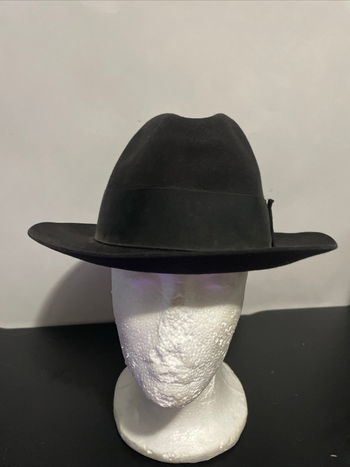 Vintage Biltmore Stark & Legum Men’s Fedora Hat Black Classic 7 1/4